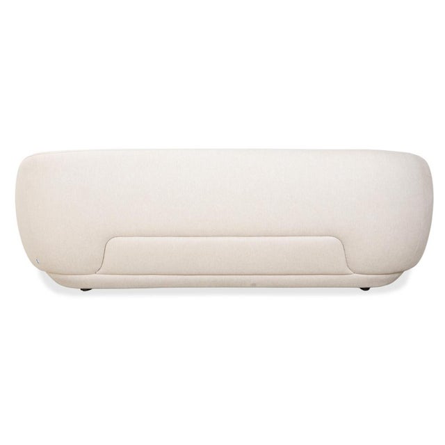 Bolzano Fabric 3-Seater Sofa, Armchair and Ottoman in Cream Leather from BoConcept, Set of 3 For Sale - Image 16 of 18