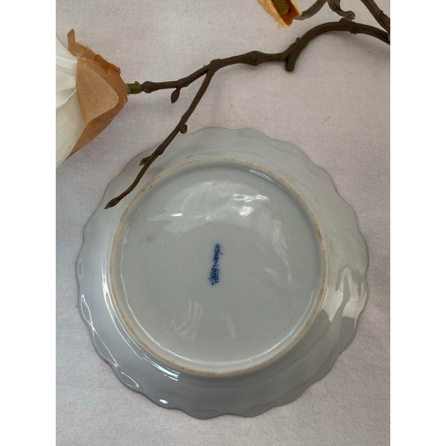 Gold Antique Japanese Satsuma Gilt Figural Plate Meiji Period, Late 19th Century For Sale - Image 8 of 8