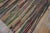 1930s Multicolor Stripe Folk Art Antique American Braided Rug 4'6" X 11'6" Wool Carpet For Sale - Image 4 of 13