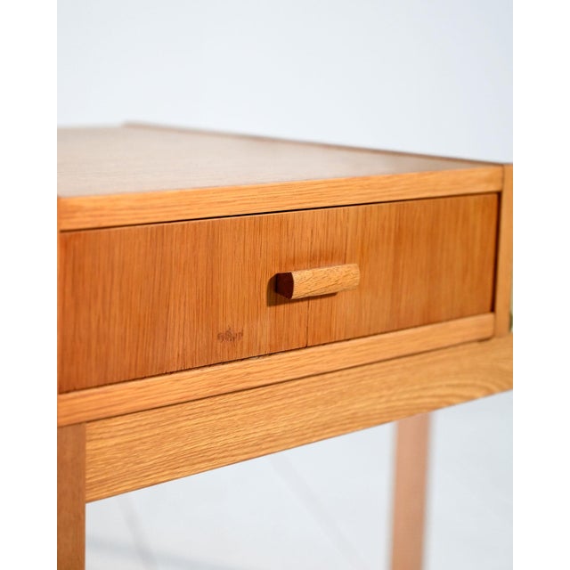 Wood Scandinavian Gossip Chair, 1960s For Sale - Image 7 of 11
