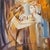 Original Avant-Garde Oil Painting, Ukrainian Soviet Art (1997) 75-75 For Sale