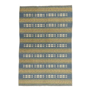 Vintage Finnish Rollakan Rug, 05'03 X 07'11 For Sale