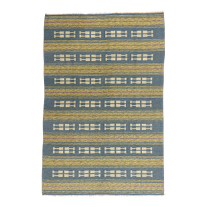 Vintage Finnish Rollakan Rug, 05'03 X 07'11