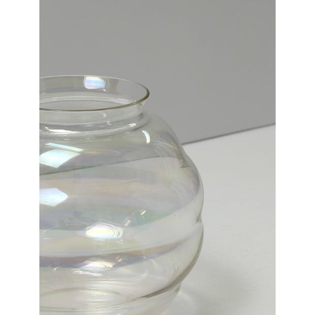 Art Deco Iridescent Glass Vase from A.D. Copier for Leerdam, Netherlands, 1930s For Sale - Image 4 of 10