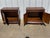 1970s 1970s Broyhill Walnut Parquetry Asian Cabinets, 2 Pieces, Attributed For Sale - Image 5 of 7