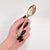 A fine set of antique ice cream spoons (or shaped spoons). In sterling silver. By John Wendt. In the Bird pattern....