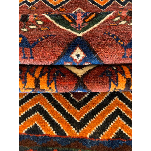 Vintage Tribal Gabbeh Rug, 1920s For Sale - Image 17 of 18