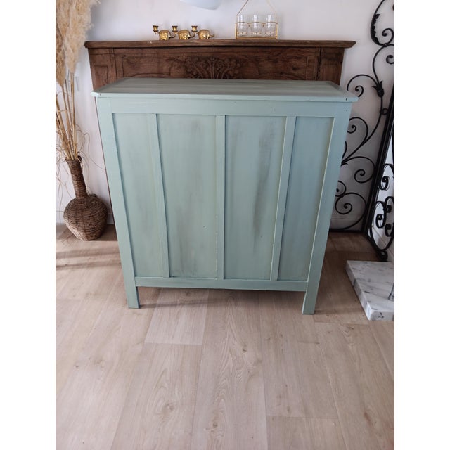 Parisian Green Buffet, 1940s For Sale - Image 6 of 18