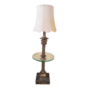 Antique Brass Floor Table Lamp
