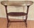 French Early 20th Century French Walnut and Marble Accent Table For Sale - Image 3 of 6