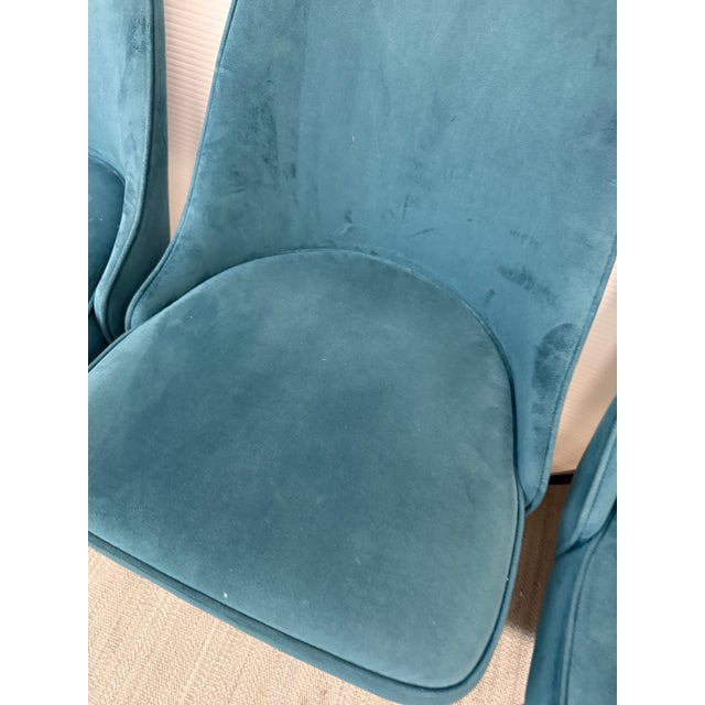 West Elm Mid-Century Dining Chairs, Set of Four For Sale - Image 10 of 12