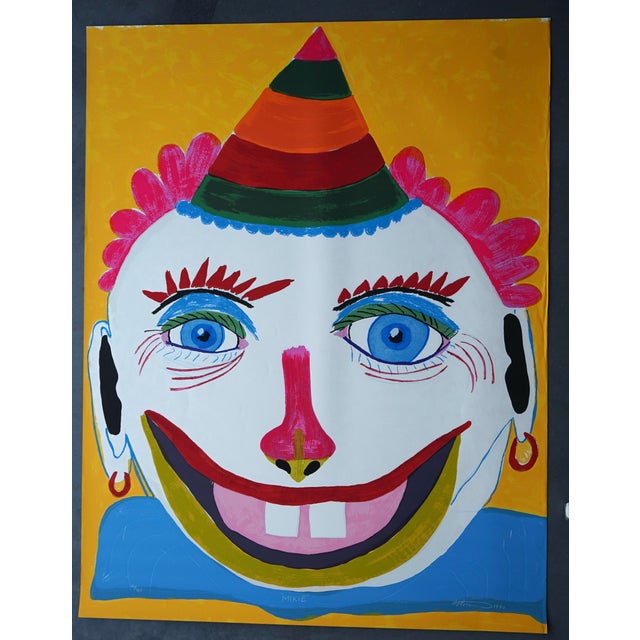 Frederick James Brown, Mikie, 1990, Silkscreen Print For Sale - Image 6 of 6