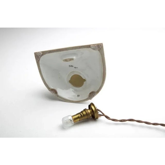 1930s White Porcelain Sculpture with Gold Decorations, 1930s For Sale - Image 5 of 6