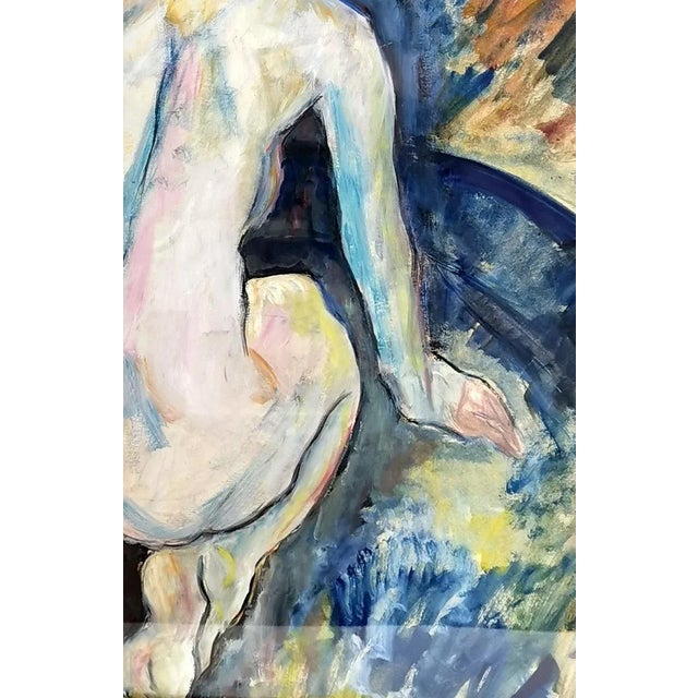 Mid 20th Century 20th Century Expressionist Russian Painting For Sale - Image 5 of 11