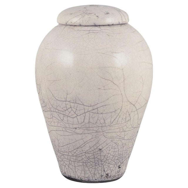 Swedish Ceramic Lidded Vase by Anita Wederbrand For Sale - Image 10 of 10