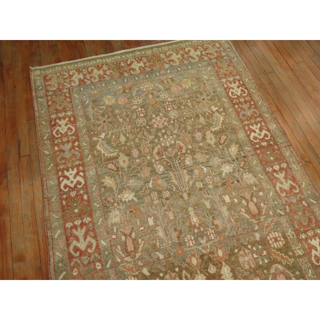 Antique Persian Malayer Runner - 4'3" x 10'8" For Sale - Image 9 of 10