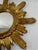 1960s Mid Century Italian Giltwood Sunburst Wall Mirror For Sale - Image 4 of 17