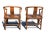 19th Century Chinese Horseshoe Chairs Pair For Sale - Image 11 of 13