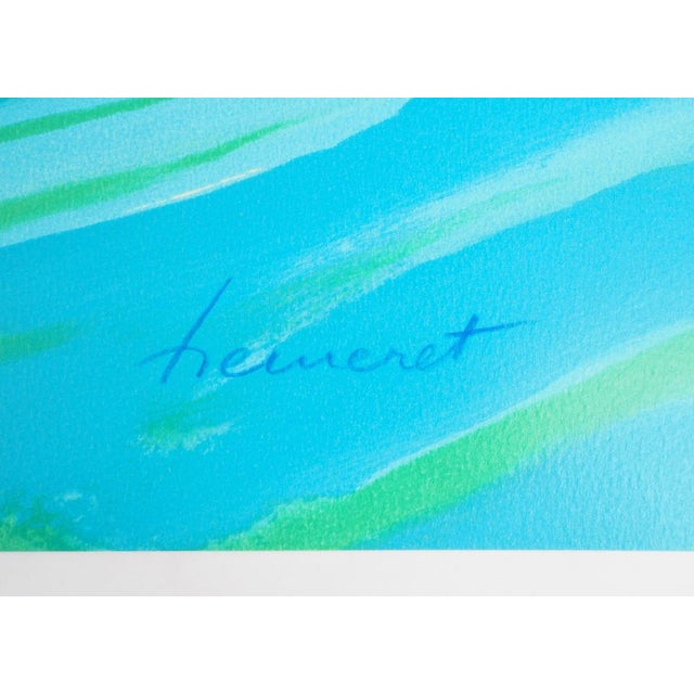 Claude Hemeret, Régate, Lithograph For Sale - Image 4 of 5