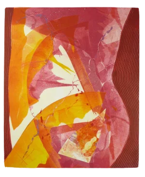 Kismine Varner, Abstract in Red & Orange