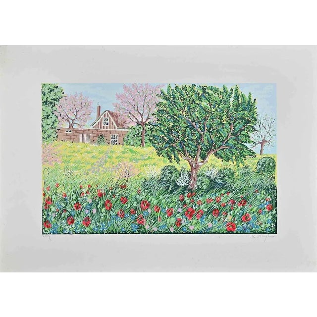 Contemporary Maddalena Striglio, My Retreat, Digigraph, Late 20th Century For Sale - Image 3 of 3