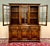 Antique English Large Bookcase Cupboard Cabinet Triple Door Glass Oak C. 1930s For Sale In Dallas - Image 6 of 18