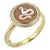 Ippolita Diamond Snake Cameo 18k Yellow Gold Round Ring For Sale