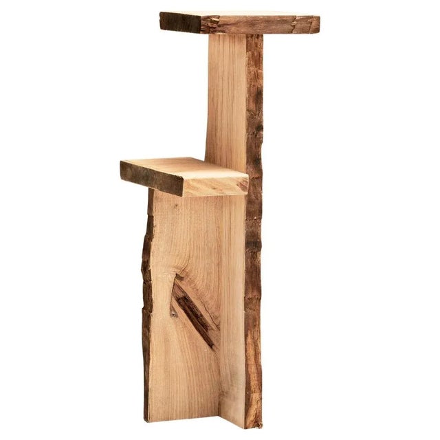 Ripped Wood Double Podium by Willem Van Hooff For Sale - Image 6 of 6