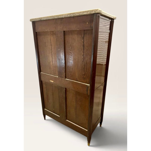 Louis XVI Mahogany Secrétaire À Abattant, Stamped J. Canabas, Jme, 18th Century For Sale - Image 11 of 14