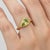 Pear Peridot East-West Ring, Size 7.5 For Sale - Image 6 of 10