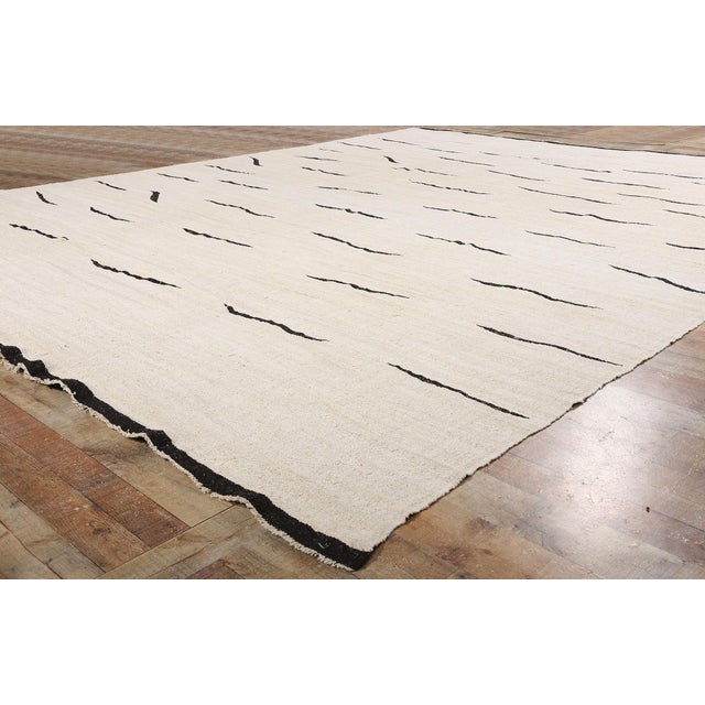 Textile Vintage Turkish Kilim Rug - 11'03 X 13'10 For Sale - Image 7 of 9