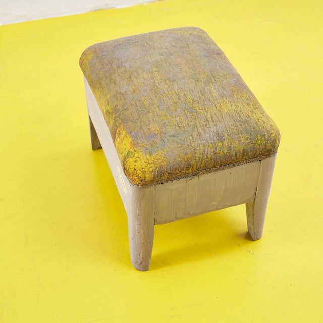 Vintage Footstool, 1900s For Sale - Image 4 of 7