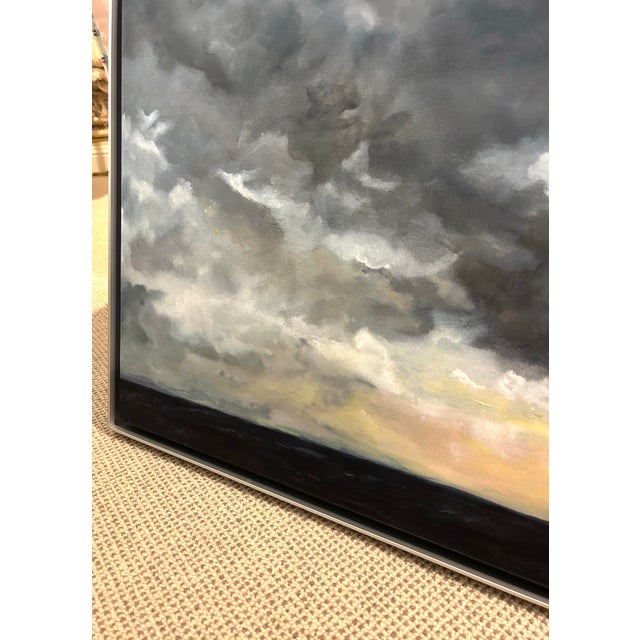 Paint Storm Clouds Oil Painting by E. Berry For Sale - Image 7 of 9