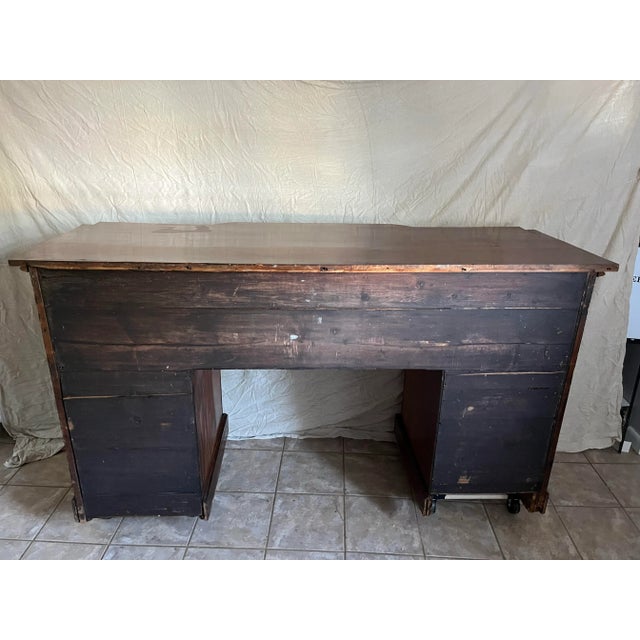 Antique Mahogany Sideboard Buffet For Sale - Image 9 of 17