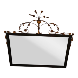 Wood and Gilt Metal Regency Style Mirror by W & J Sloane