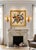 Italian Gilt Metal Wall Sconces with Leaves and Ears of Wheat, 1970s, Set of 2 For Sale - Image 3 of 8