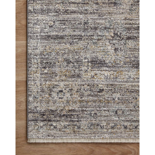 2020s Jean Stoffer x Loloi Katherine Graphite / Jade 11'-6" x 15'-7" Area Rug For Sale - Image 5 of 10