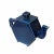 Quality handmade navy blue hexagonal teapot shape display. Not for beverage serving. Dimension: 7" x 2" x h5" Origin:...