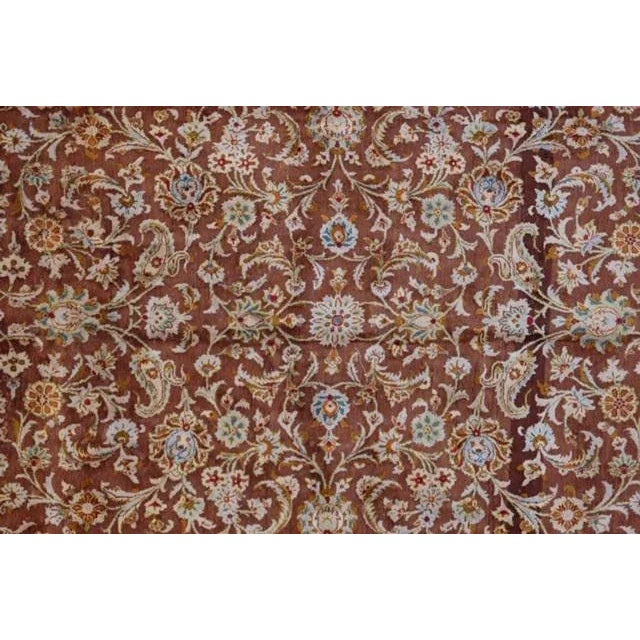 1970s 1970's Persian Kashan Palace Rug, 13'4" X 18'10" For Sale - Image 5 of 10