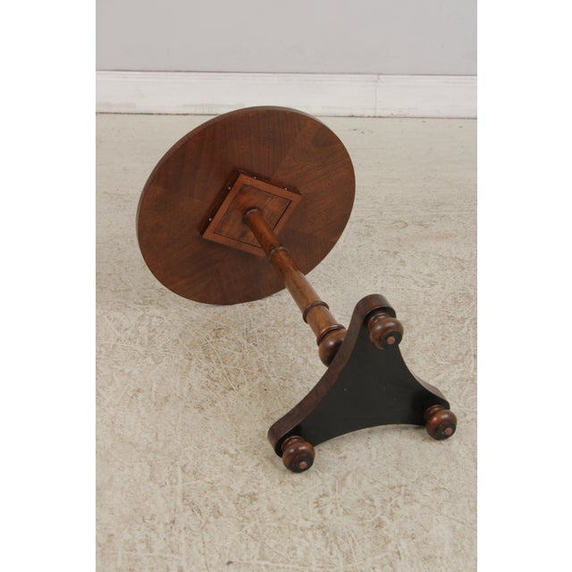 Maitland Smith 89-0406 Inlaid Mahogany Table For Sale - Image 13 of 13