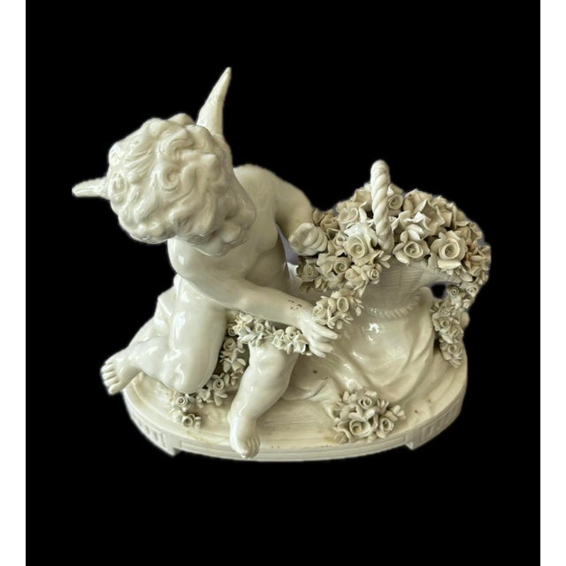 Capodimonte Allegory of Spring in Porcelain, 1890s For Sale - Image 5 of 10