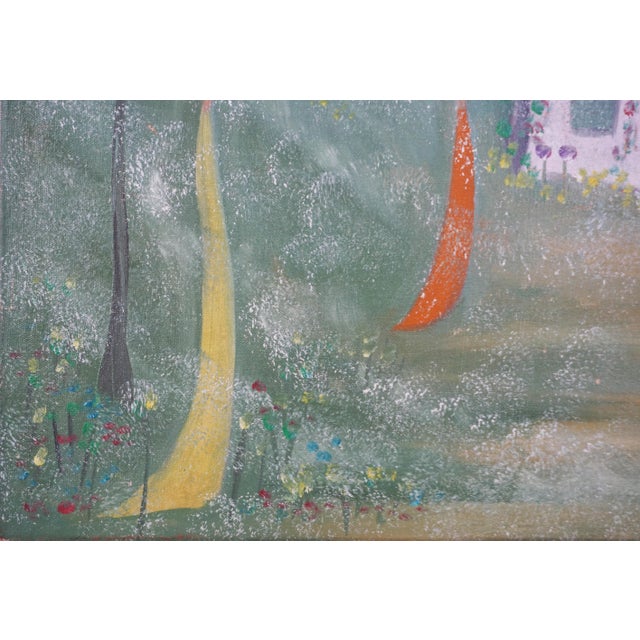 Mid Century Modern Surrealist Hawaiian Visionary Art - The Dream & the Dreamers by Marguerite Blasingame For Sale - Image 9 of 13
