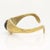 Signed Mid-Century Stephen Burr Brutalist Cast Brass & Agate Cabochon Bracelet For Sale In Philadelphia - Image 6 of 11