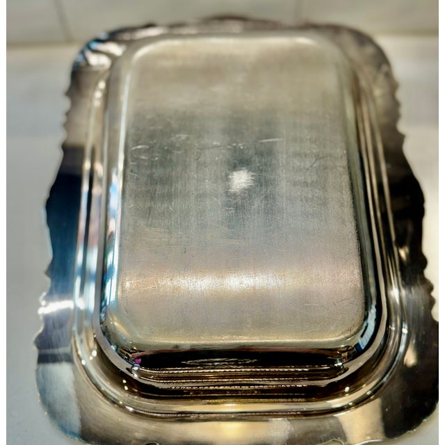 Mid 20th Century Ornate Silverplate Covered Serving Dish For Sale In Boston - Image 6 of 7