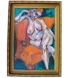 Contemporary Expressionist Nude Painting
