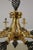 1980s Neoclassical 8 Arm Iron Black & Gold Chandelier For Sale - Image 5 of 12