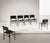 Italian Postmodern Chairs in Black Leather from Cidue, 1980s, Set of 6 For Sale - Image 6 of 6