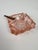 Pink Vintage French Peach-Pink Diamond-Cut Glass Ashtray, 1950s For Sale - Image 8 of 18