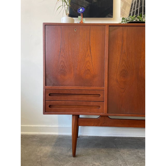 Ejvind A. Johansson Danish Teak Sideboard by Ejvind A. Johansson, Attributed For Sale - Image 4 of 15