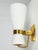 Large Opaline Glass and Brass Sconce 2118 from Stilnovo, 1959 For Sale - Image 14 of 17